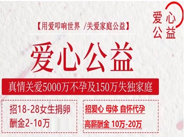 武汉捐卵助孕生子 爱心志愿者招募